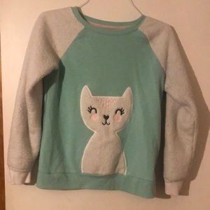 Girl’s Cat & Jack Kitten Sweatshirt